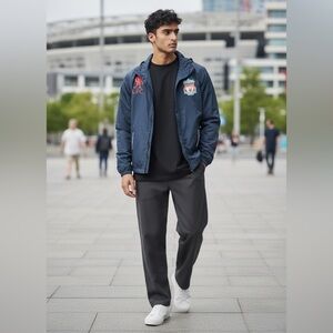 Liverpool Dark Blue Windbreaker